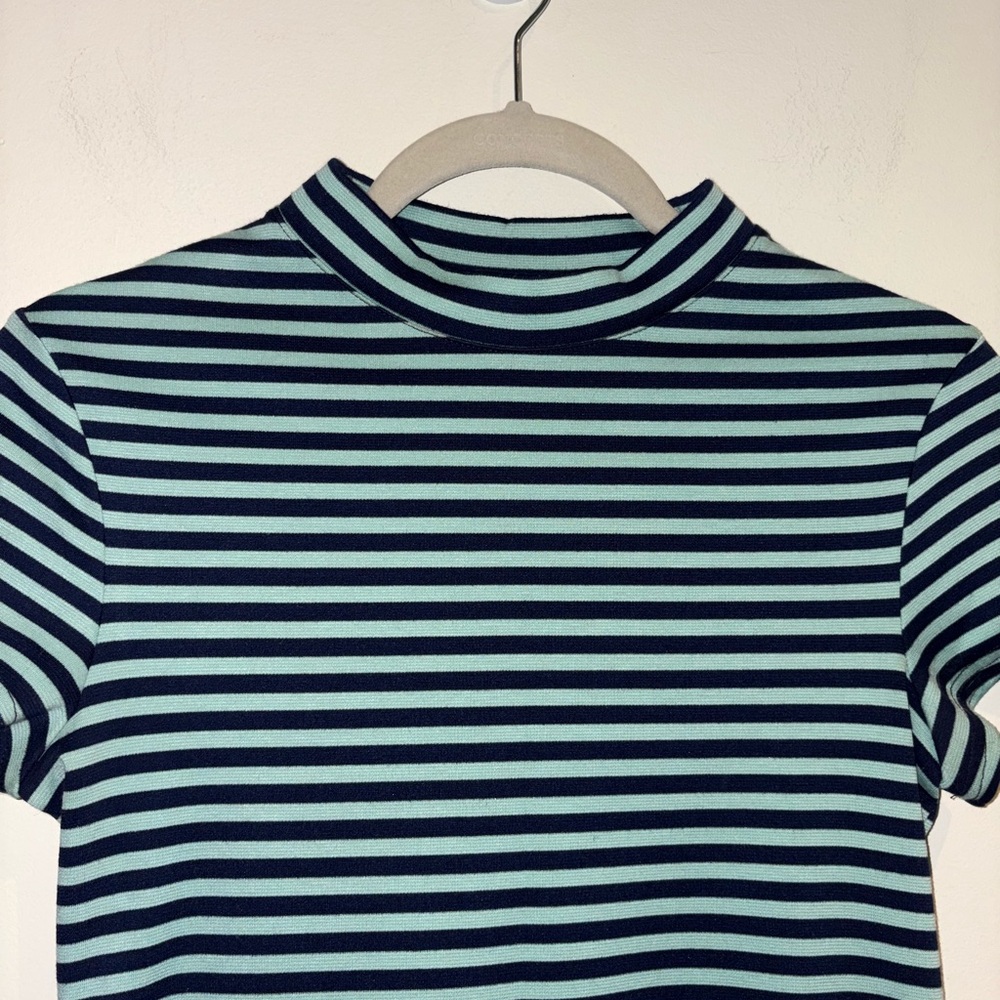 Free People Beach On the Line Stripe Dress in Navy and Mint Size XS - Picture 7 of 10